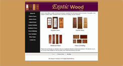 Desktop Screenshot of exoticwoodllc.com